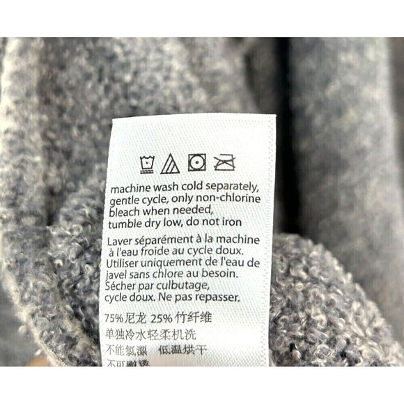 Barefoot Dream Cardigan Women Sz 12 14 Gray CozyChic Lite Island Wrap Open Front - Picture 11 of 11